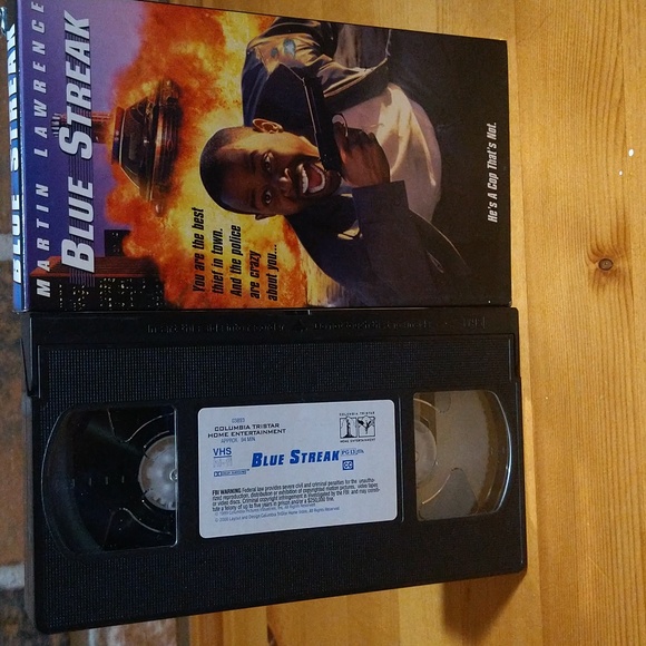 6/$15 Blue Streak action comedy VHS tape - Picture 6 of 7